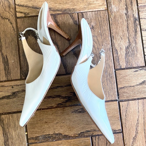 MICHAEL KORS MAIN LINE DESIGNER LEATHER SLINGBACK - Picture 5 of 14